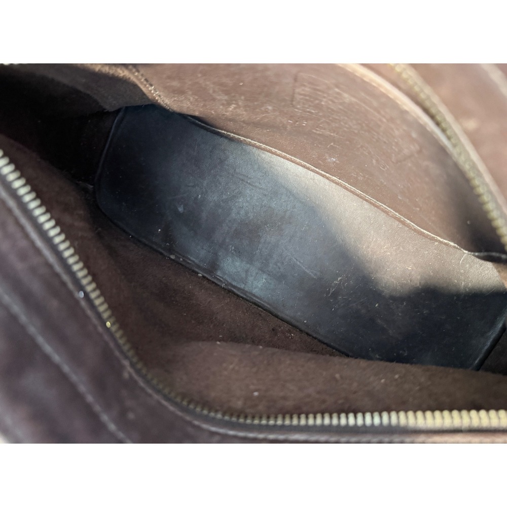 Vintage Coach Mahogany Brown Leather Tote Bag USA Made 9303 Zip Top Handbag - Picture 7 of 16